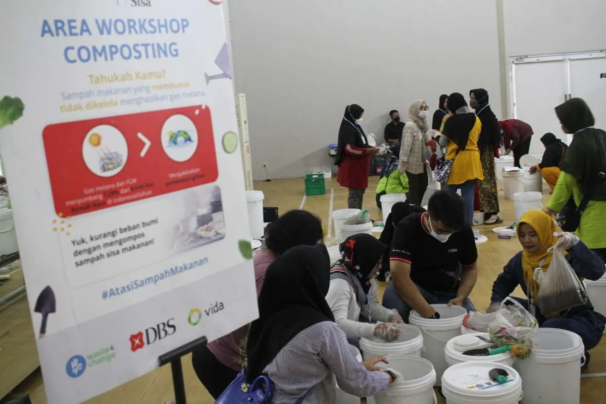 Gerakan MakanTanpaSisa Bank DBS Indonesia & Waste4Change Kelola 14 Ton Sampah Makanan