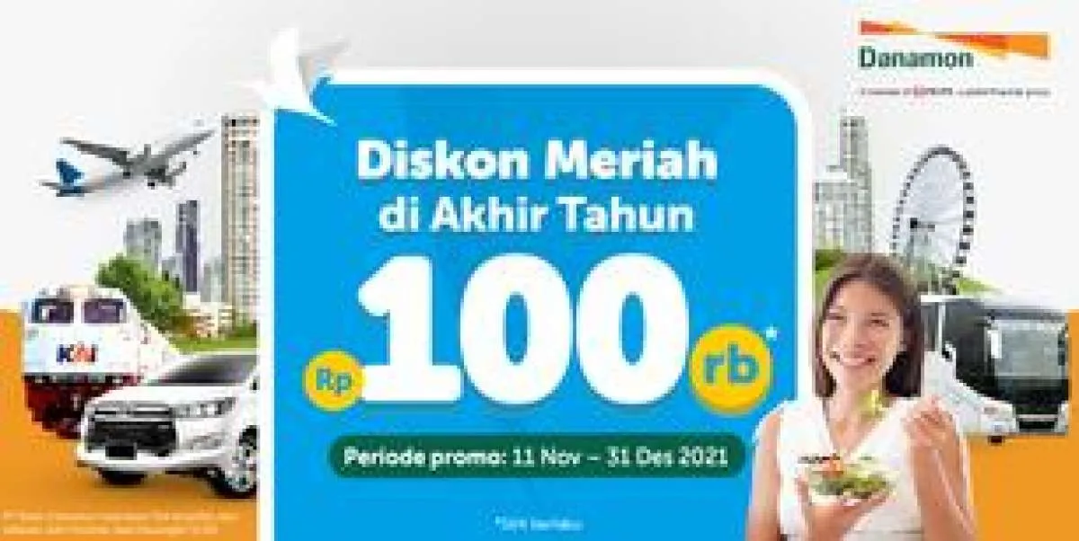 Promo Kartu Kredit Danamon, Diskon Akhir Tahun Semua Produk Traveloka Rp100.000