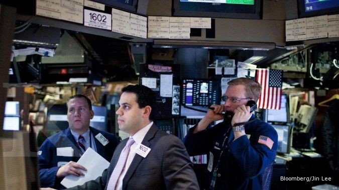 Bursa AS kembali jatuh di hari ketiga