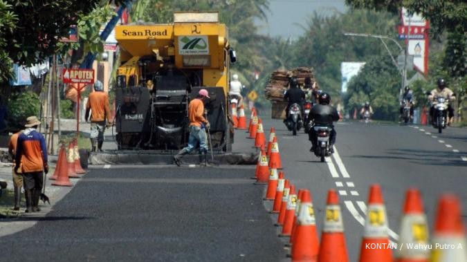 Perbaiki jalan nasional, PU siapkan Rp 120 miliar