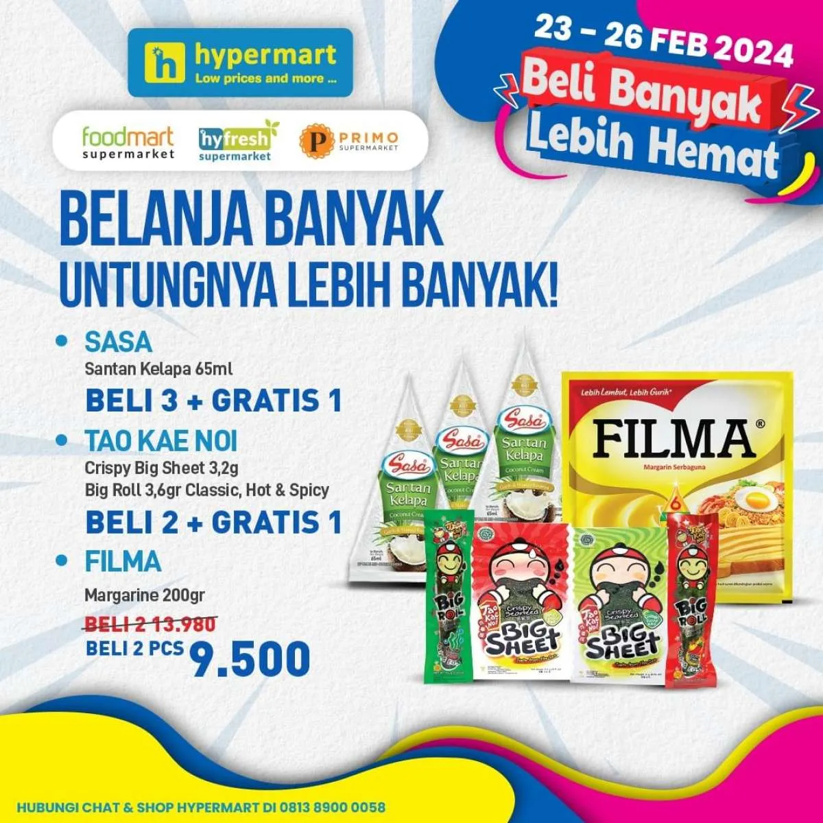 Promo Hypermart Beli Banyak Lebih Hemat 23-26 Februari 2024, Makanan Bayi Diskon 50%!