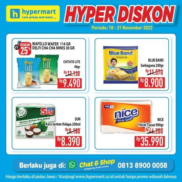 Promo Hypermart Hyper Diskon Weekend Periode 18-21 November 2022