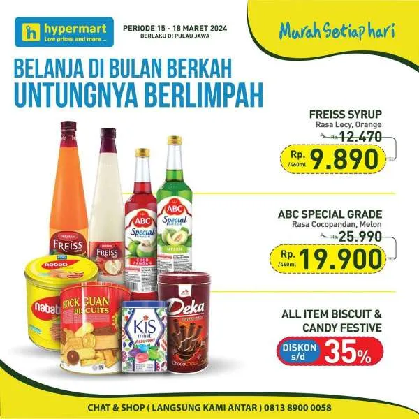 Promo JSM Hypermart Hyper Diskon Weekend Periode 15-18 Maret 2024