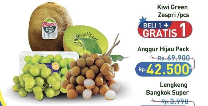 Promo Hypermart Weekday Periode 13-15 Agustus 2024, Kiwi-Cumi Kupas Beli 1 Gratis 1