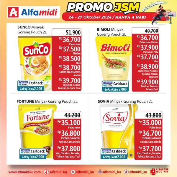 Promo JSM Alfamidi Spesial Gajian Periode 24-27 Oktober 2024