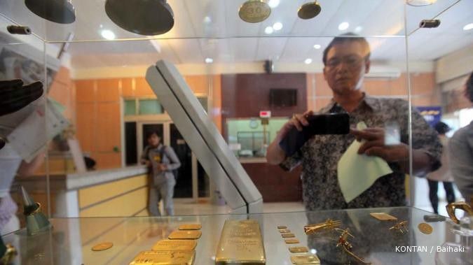 Wow, harga emas Antam naik Rp 10.000 per gram