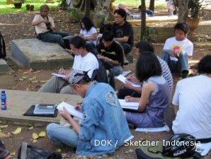 Indonesia’s Sketchers: Corat-coret dan belajar