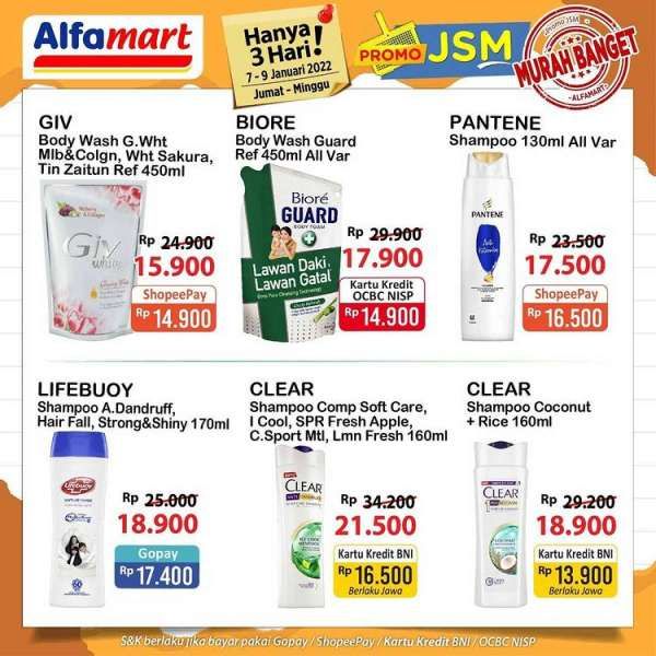 Promo JSM Alfamart Terbaru di 7-9 Januari 2022