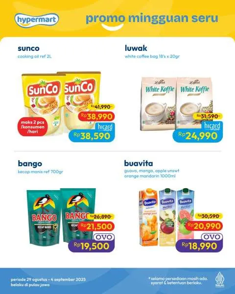 Promo JSM Hypermart Hyper Diskon Weekend Periode 29 Agustus-1 September 2025