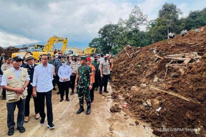 Jalur Cianjur-Cipanas Sudah Bisa Dilewati Setelah Sempat Tertutup Akibat Gempa