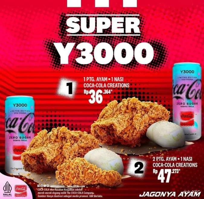 Promo KFC x Super Y3000 dari Coca Cola Creation
