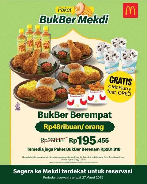 Promo Paket Bukber Mekdi