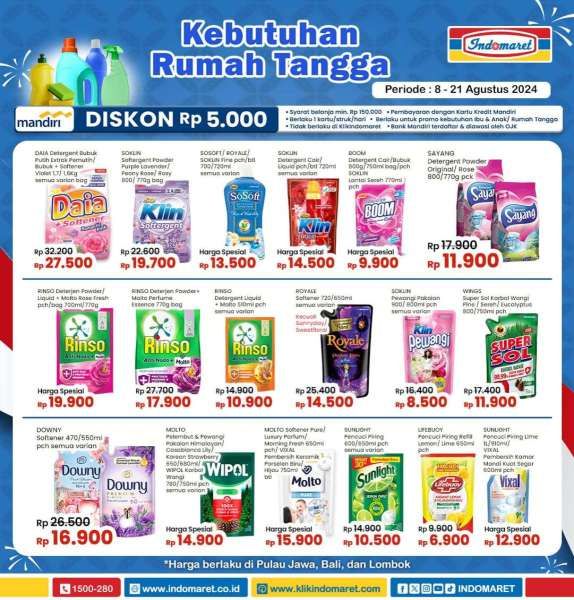 Promo Indomaret Super Hemat 8-21 Agustus 2024