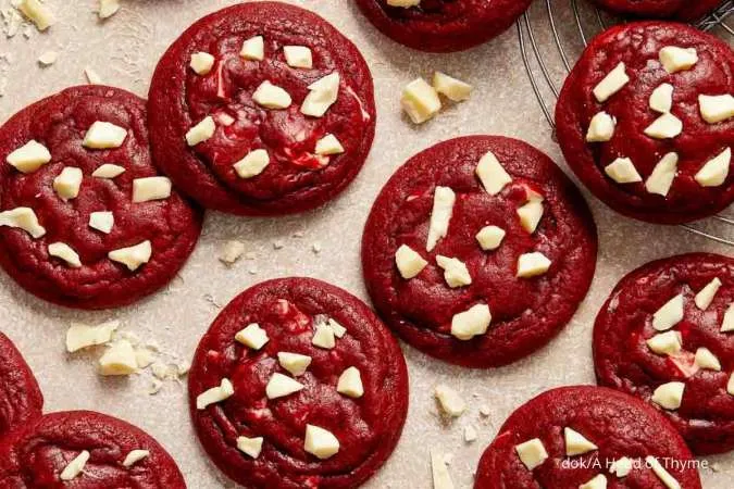 Kue Tradisional Natal: Red Velvet Cookies
