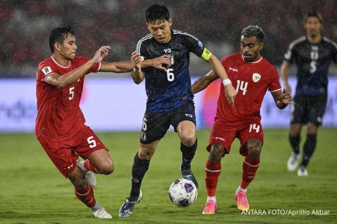 Setengah Babak Pertama, Samurai Biru Unggul 2-0 atas Timnas Indonesia