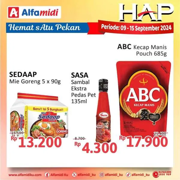 Promo Alfamidi Hemat Satu Pekan Periode 9-15 September 2024