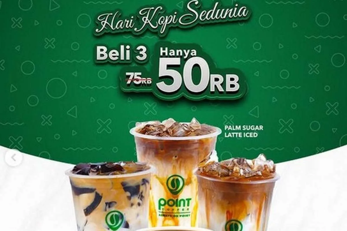 Promo Hari Kopi Sedunia 1 Oktober 2025 di Point Coffee, Fore, J.CO & Kopi Kenangan