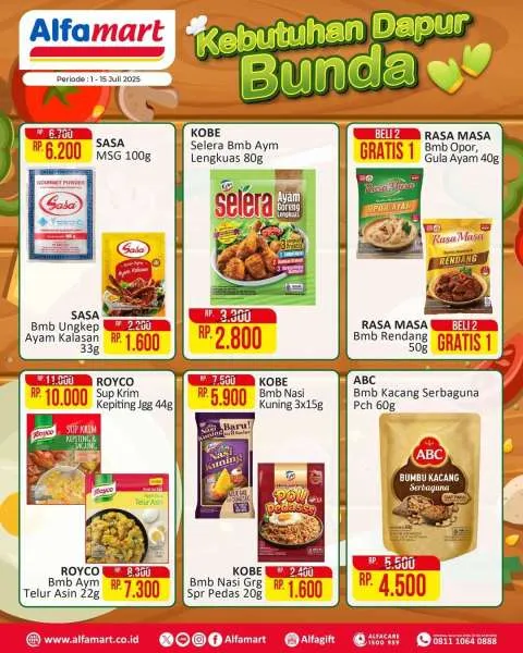 Promo Alfamart Kebutuhan Dapur Periode 1-15 Juli 2025