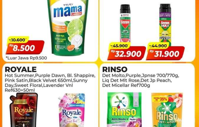 Promo Alfamart Paling Murah Sejagat 1-7 Januari 2026, Rinso-Mama Lemon Hemat Banyak