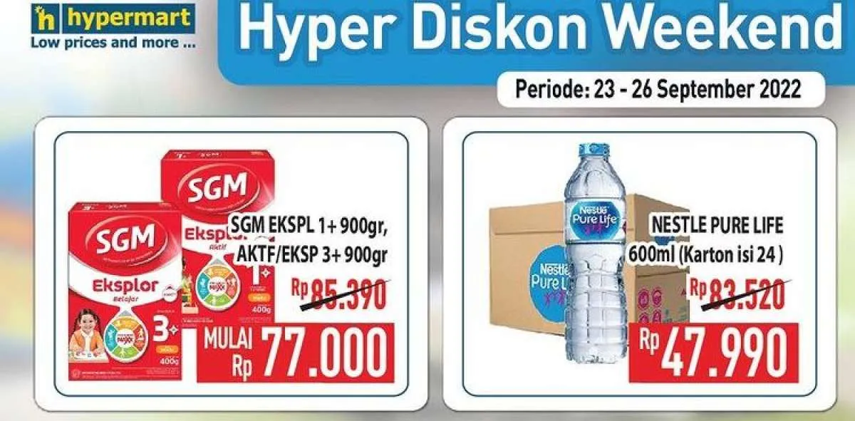 Promo JSM Hypermart di 23 September 2022, Buah dan Daging Segar Lebih Murah