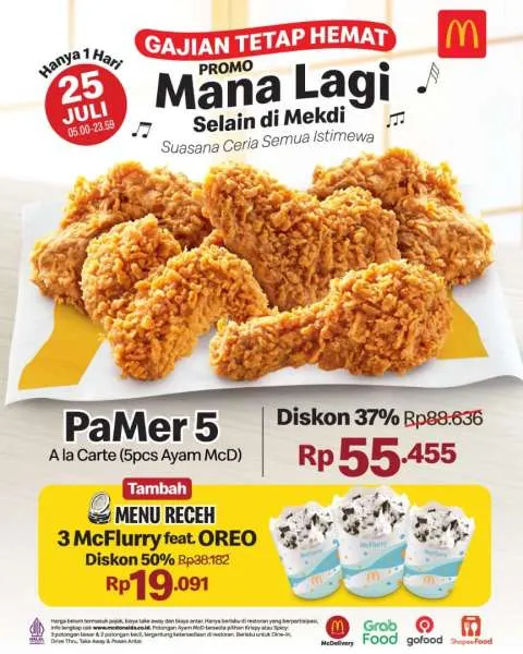 Promo McD Gajian Tetap Hemat 25 Juli 2025