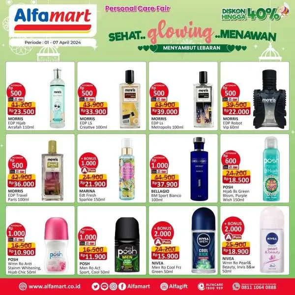 Promo Alfamart Beauty Fair Sambut Hari Raya Periode 1-7 April 2024