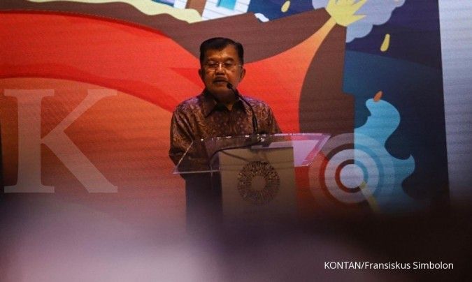 Wakil Presiden Jusuf Kalla memotivasi masyarakat menjadi pekerja keras 