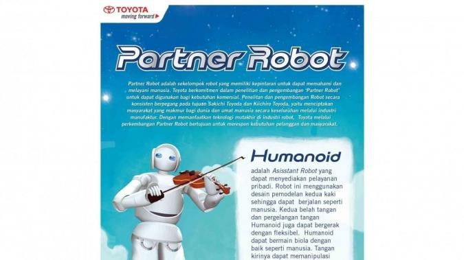 Ada robot bermain dengan anak-anak di Kemayoran