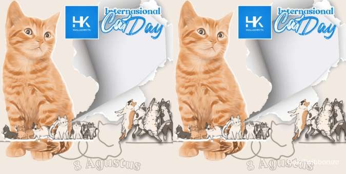 20 Twibbon Hari Kucing Sedunia 2024 yang Diperingati Setiap 8 Agustus 