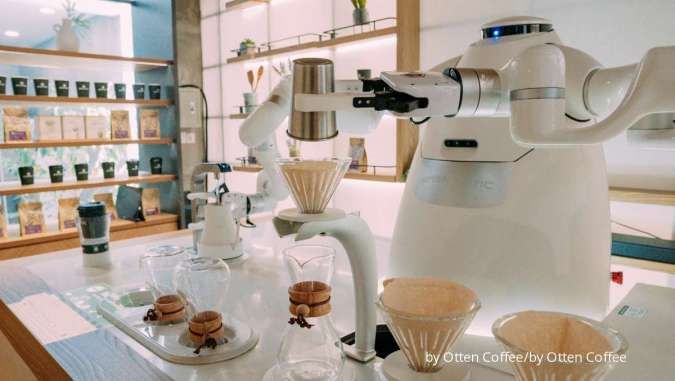 Tertarik Minum Kopi dari Robot Barista Otten Coffee?
