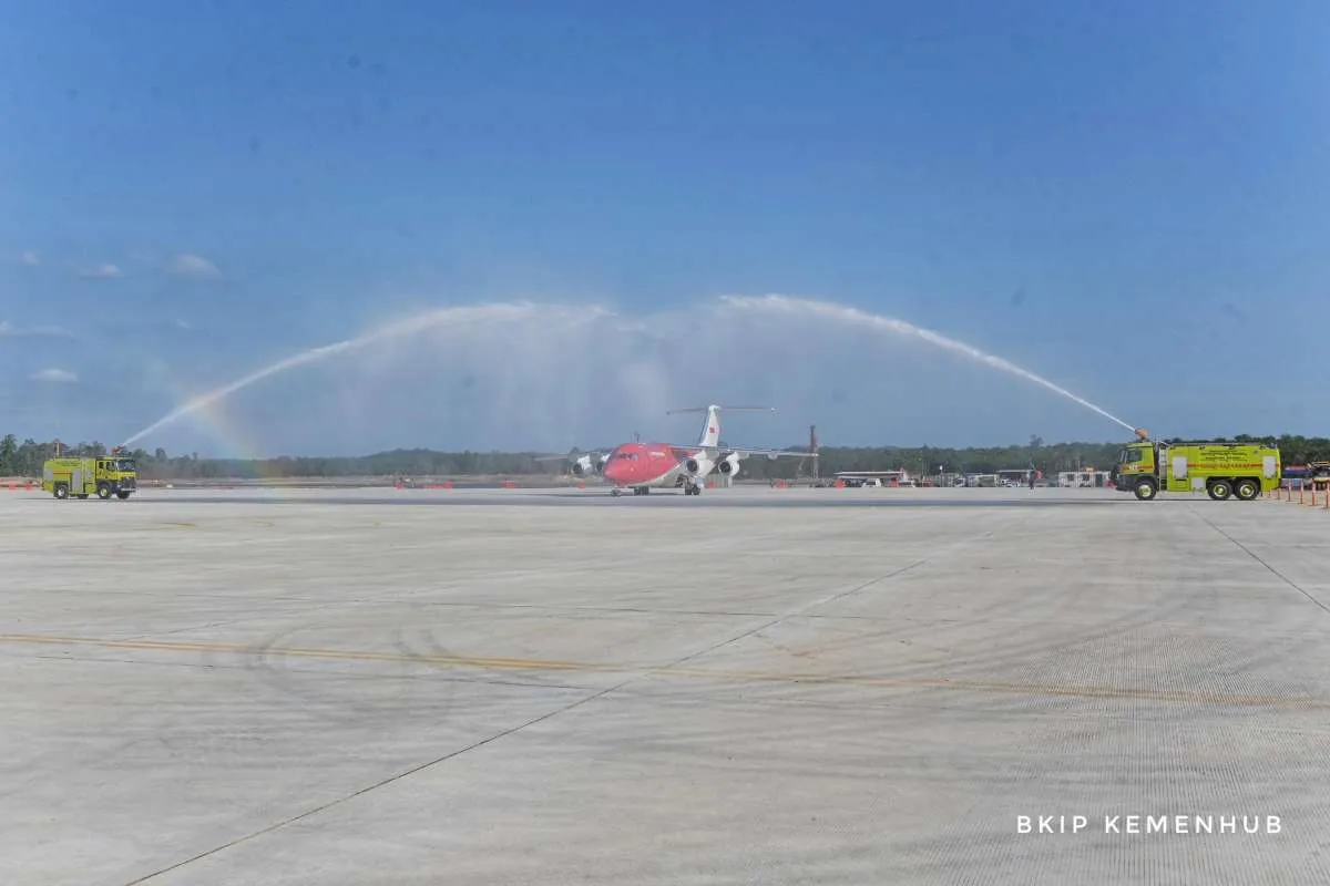 PTPP Fasilitasi Pendaratan Perdana Presiden Joko Widodo di IKN