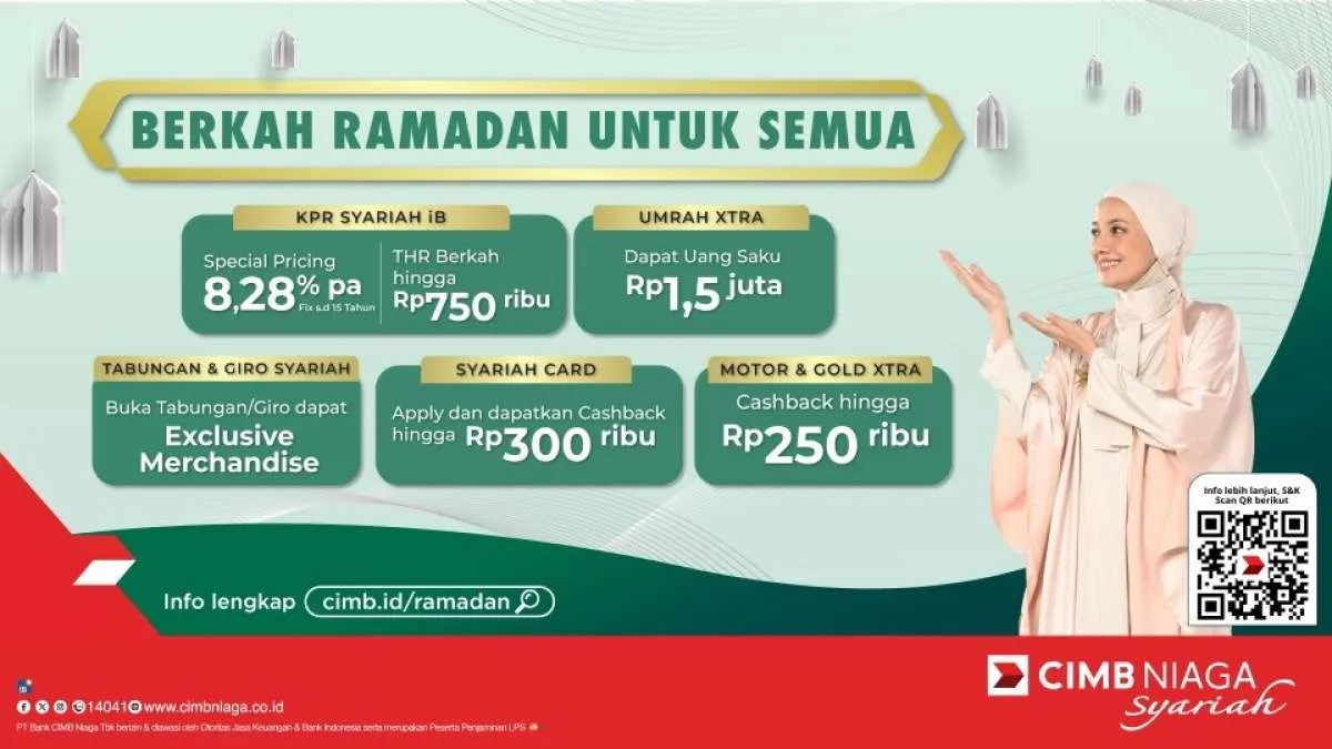 CIMB Niaga Syariah Hadirkan Aktivitas&Promo Spesial Program BerkahRamadan untuk Semua
