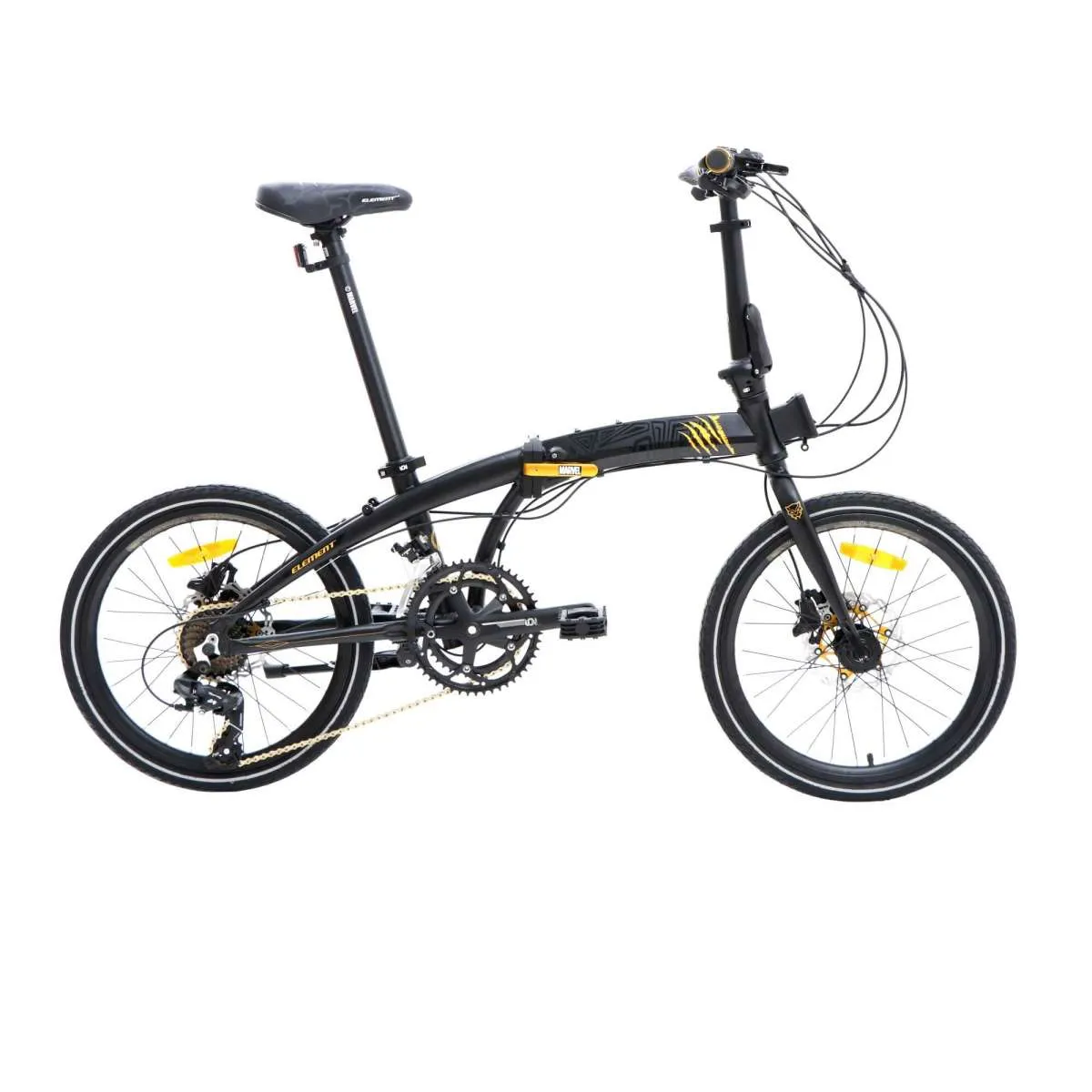 Asik! Harga sepeda lipat Element Ecosmo Z8 Black Panther edition dijual murah