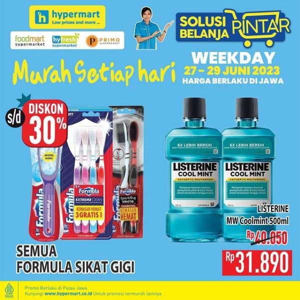 Promo Hypermart Hyper Diskon Weekday Periode 27-29 Juni 2023