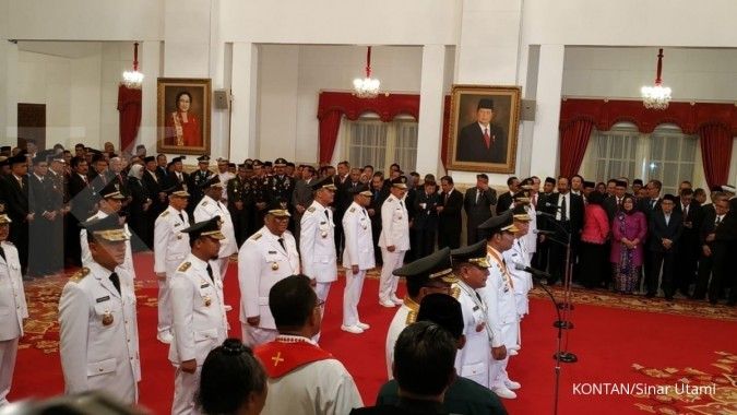 Presiden Jokowi lantik sembilan gubernur dan wakil gubernur 
