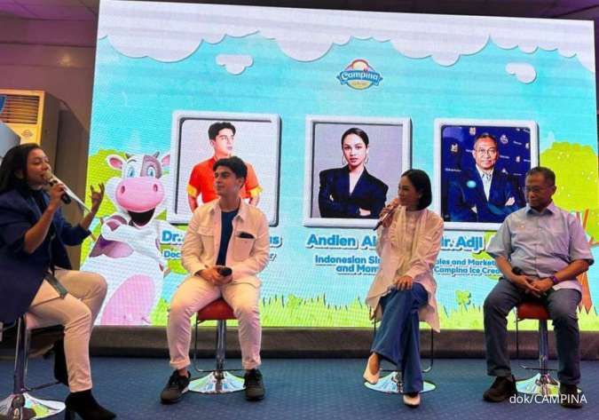 Inovasi Edukasi Anak, Campina Luncurkan Buku dan Produk Es Krim Baru