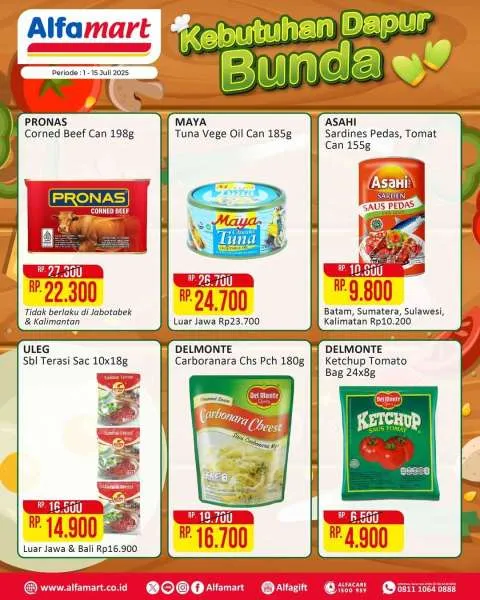Promo Alfamart Kebutuhan Dapur Periode 1-15 Juli 2025