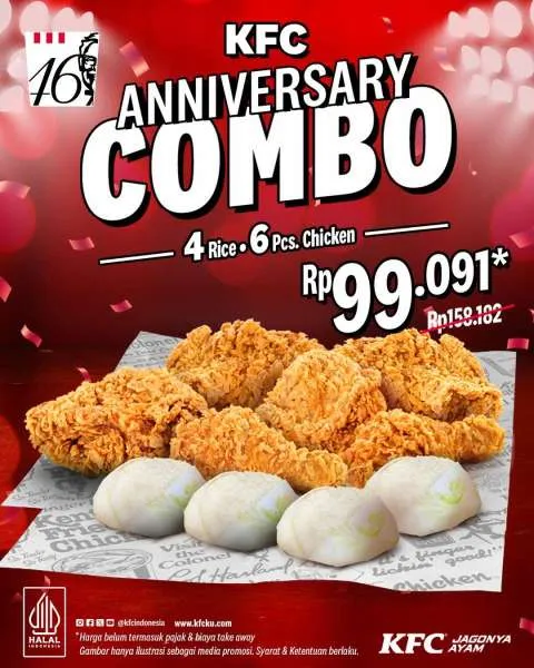 Hari Terakhir Promo KFC Anniversary Combo