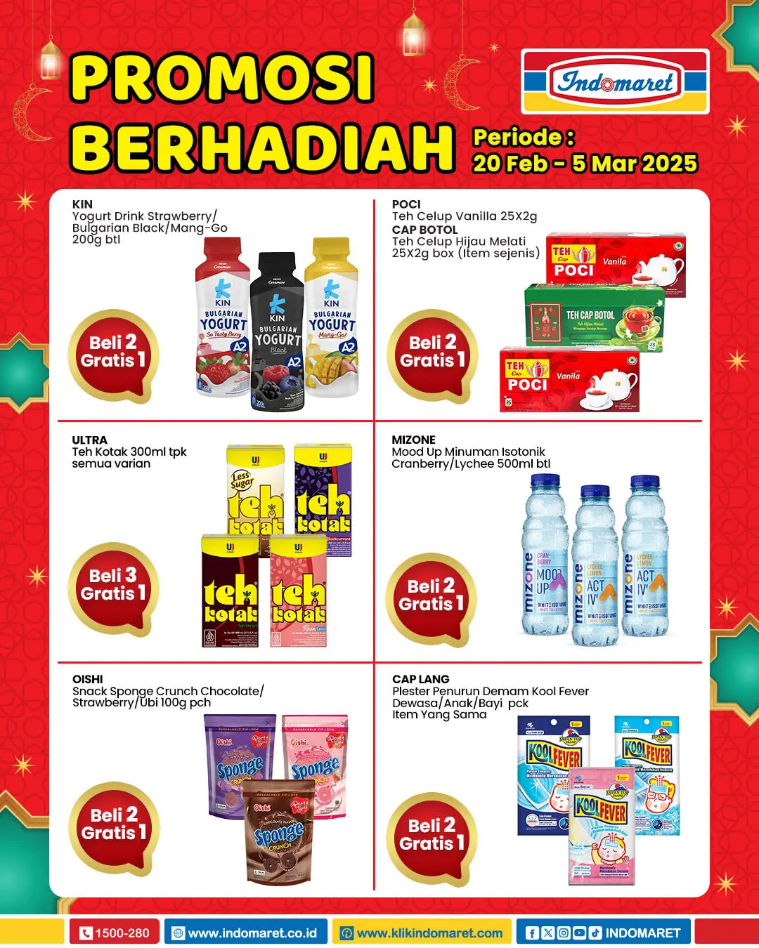 Promo Berhadiah Indomaret Periode 20 Februari-5 Maret 2025