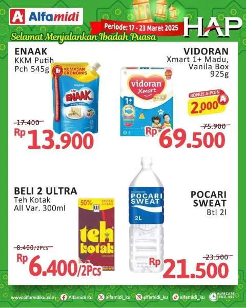 Promo Alfamidi Hemat Satu Pekan Periode 17-23 Maret 2025