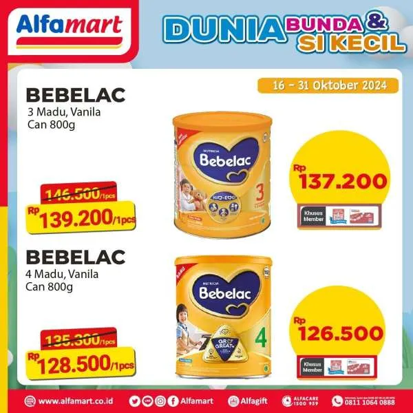 Promo Alfamart Dunia Bunda & Si Kecil Periode 16-31 Oktober 2024