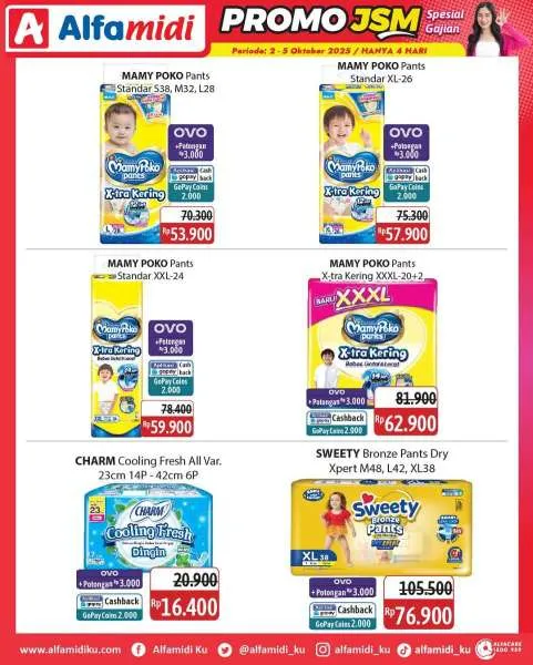 Promo JSM Alfamidi Hanya 4 Hari Periode 2-5 Oktober 2025