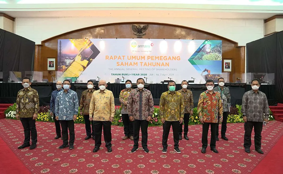 Aneka Tambang (ANTM) merombak direksi, ini susunan lengkapnya