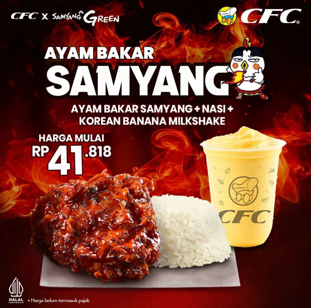 Promo CFC Paket ayam bakar samyang
