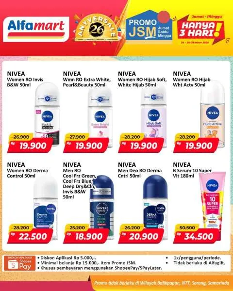 Promo JSM Alfamart Periode 24-26 Oktober 2025