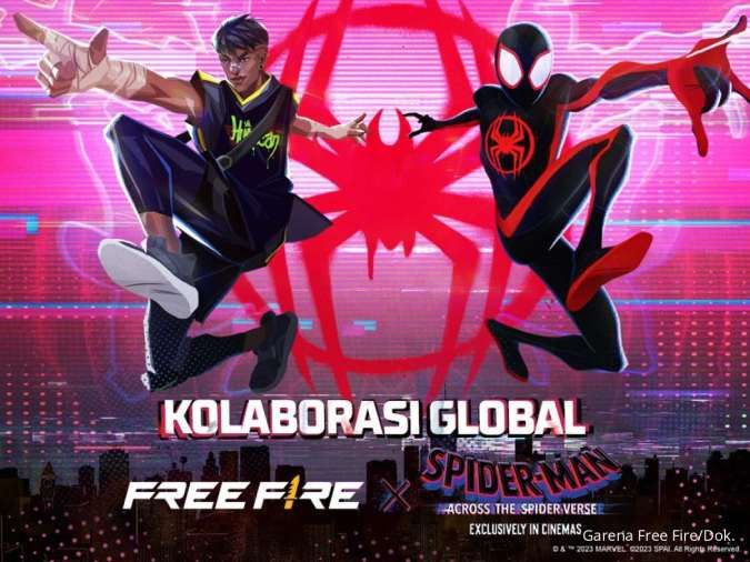Free Fire X Spider-Man: Across The Spider-Verse Resmi Diumumkan, Bikin Penasaran!