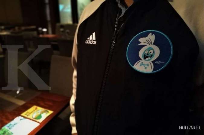 Hanya di jual di Indonesia, Adidas rilis jaket bergambar pocong 