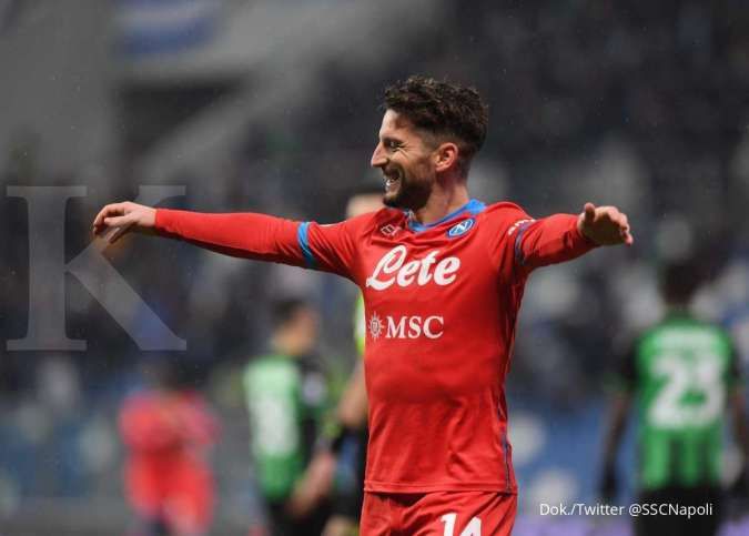 Hasil Sassuolo vs Napoli di Liga Italia Serie A: Partenopei tahan Neroverdi 2-2