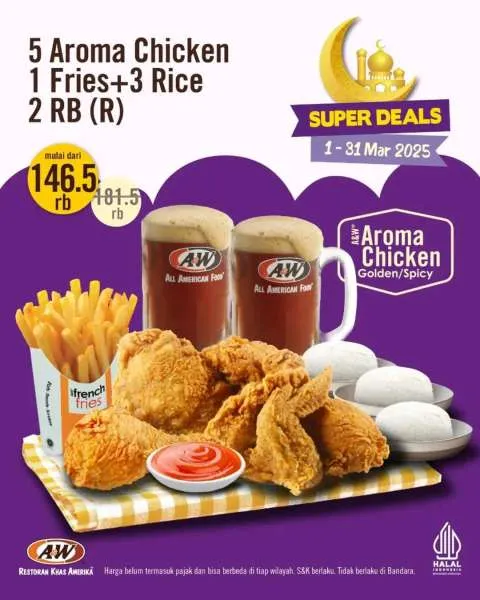 Promo Super Deals 5 Aroma Chicken