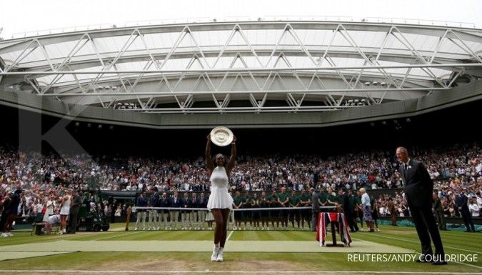 Brexit, hadiah uang juara Wimbledon menyusut